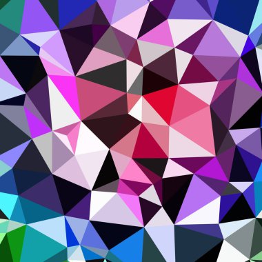 Arka plan poligonal sorunsuz üçgen renk desen.