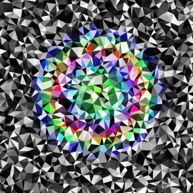 Arka plan çok renkli geometrik poligonal.