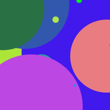 Daire geometrik yeni arka plan çok renkli desen.