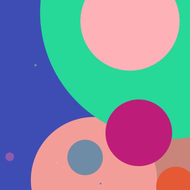 Daire geometrik büyük arka plan çok renkli desen.