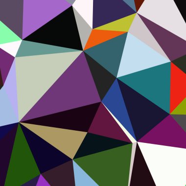 Arka plan çok renkli geometrik poligonal.