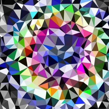 Arka plan çok renkli geometrik poligonal.