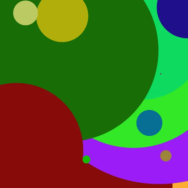 Círculo Geométrico Nuevo Fondo Abstracto Patrón Multicolor — Foto de Stock