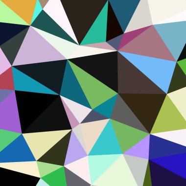Arka plan poligonal sorunsuz üçgen renk desen.