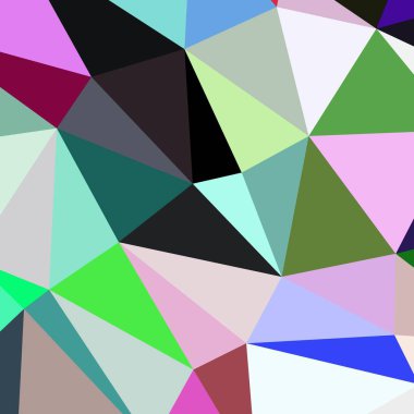 Arka plan poligonal sorunsuz üçgen renk desen.