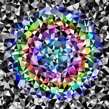 Arka plan çok renkli geometrik poligonal.