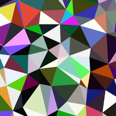 Arka plan poligonal sorunsuz üçgen renk desen.
