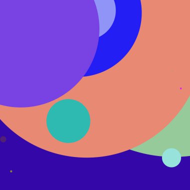 Daire geometrik zarif arka plan çok renkli desen.