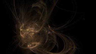 Fantezi kaotik renkli fraktal desen. Soyut Fraktal şekiller. 3D render resimde arka plan veya duvar kağıdı.