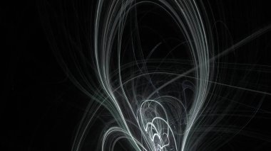 Fantezi kaotik renkli fraktal desen. Soyut Fraktal şekiller. 3D render resimde arka plan veya duvar kağıdı.