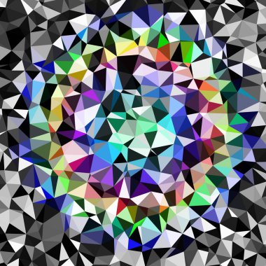 Arka plan çok renkli geometrik poligonal.
