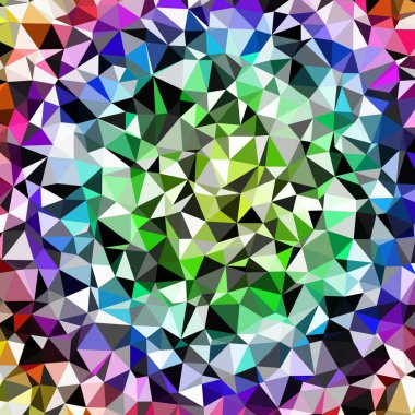 Arka plan poligonal sorunsuz üçgen renk desen.