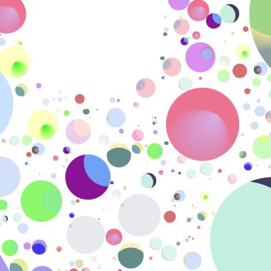 Çok renkli geometrik daire arka plan seamless modeli.