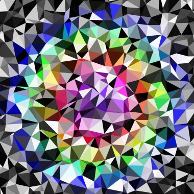 Arka plan çok renkli geometrik poligonal.