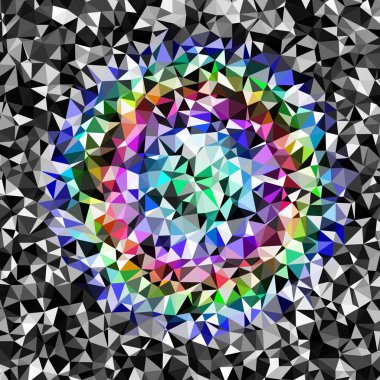 Arka plan çok renkli geometrik poligonal.
