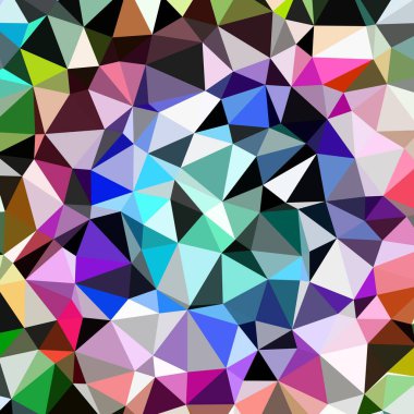 Arka plan poligonal sorunsuz üçgen renk desen.