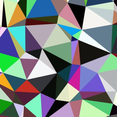 Arka plan poligonal sorunsuz üçgen renk desen.