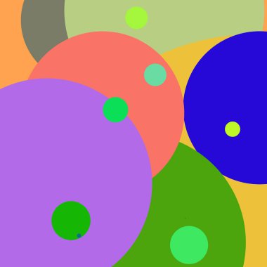 Daire geometrik yeni arka plan çok renkli desen.