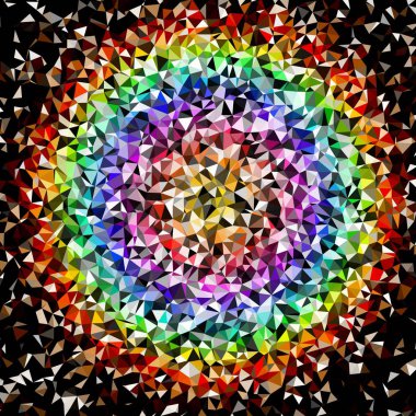 Arka plan çok renkli geometrik poligonal.