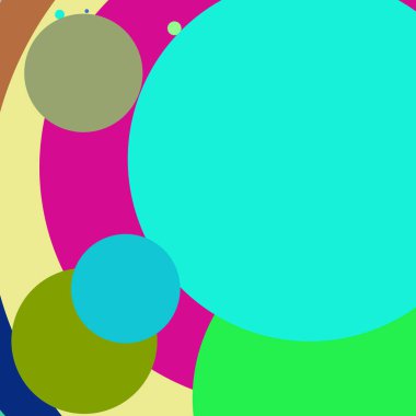 Daire geometrik şaşırtıcı arka plan çok renkli desen.