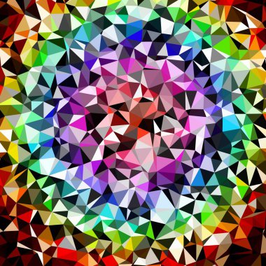Arka plan çok renkli geometrik poligonal.