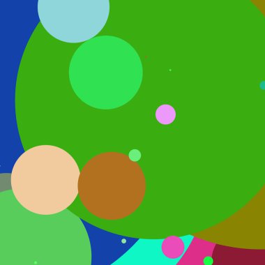 Daire geometrik şaşırtıcı arka plan çok renkli desen.