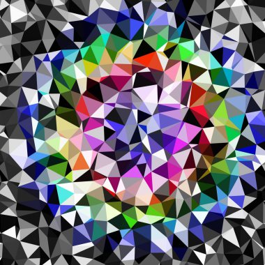 Arka plan çok renkli geometrik poligonal.
