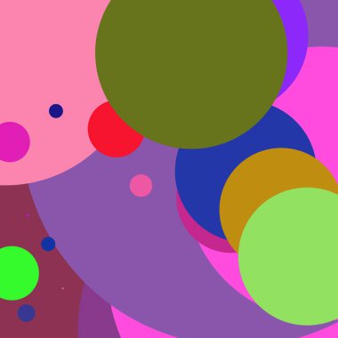 Daire geometrik yeni arka plan çok renkli desen.