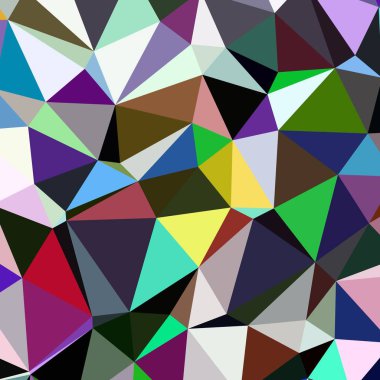 Arka plan poligonal sorunsuz üçgen renk desen.