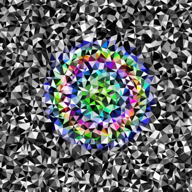 Arka plan çok renkli geometrik poligonal.