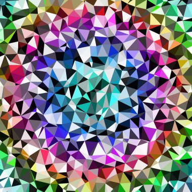 Arka plan çok renkli geometrik poligonal.