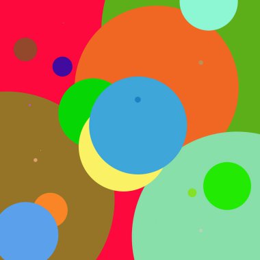 Daire geometrik şaşırtıcı arka plan çok renkli desen.