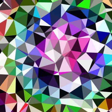 Arka plan çok renkli geometrik poligonal.