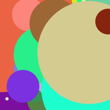 Daire geometrik yeni arka plan çok renkli desen.