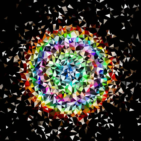 Arka plan çok renkli geometrik poligonal.