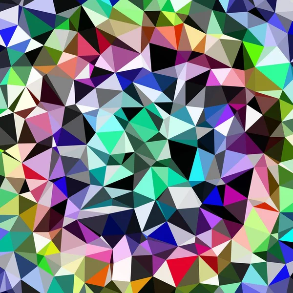Impresionante Mosaico Geomérico Abstracto Poligonal Triángulo Bajo Poli Fondo Abstracto —  Fotos de Stock