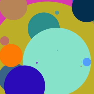 Daire geometrik yeni arka plan çok renkli desen.