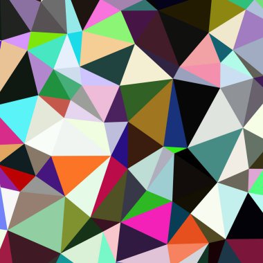 Arka plan çok renkli geometrik poligonal.