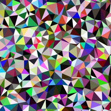 Arka plan poligonal sorunsuz üçgen renk desen.
