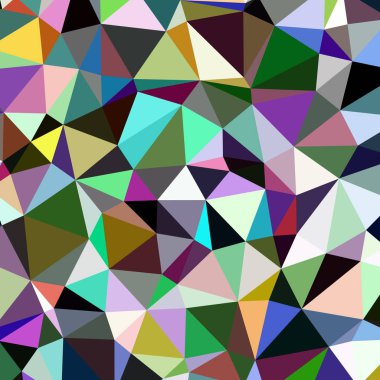Arka plan poligonal sorunsuz üçgen renk desen.