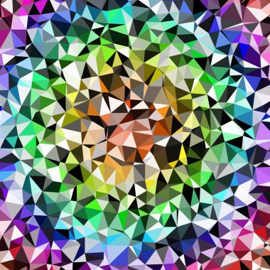 Arka plan poligonal sorunsuz üçgen renk desen.