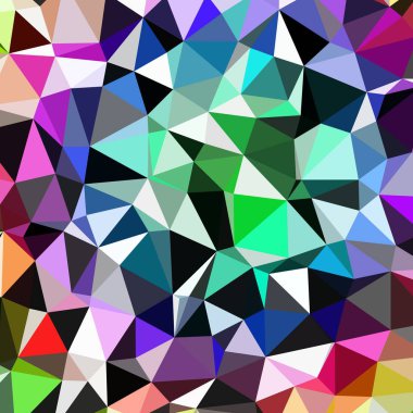Arka plan çok renkli geometrik poligonal.