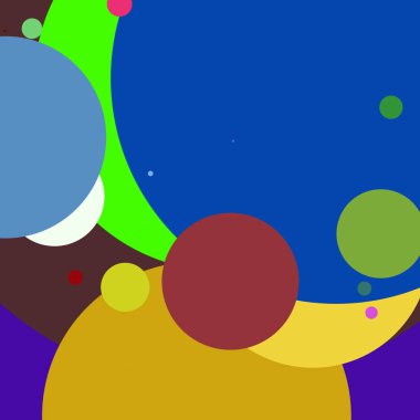 Daire geometrik yeni arka plan çok renkli desen.