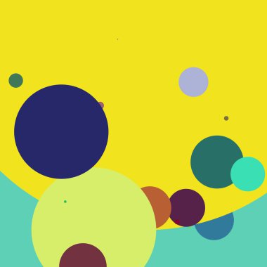 Daire geometrik zarif arka plan çok renkli desen.