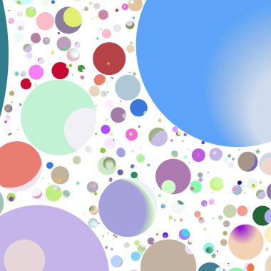 Çok renkli geometrik daire arka plan seamless modeli.