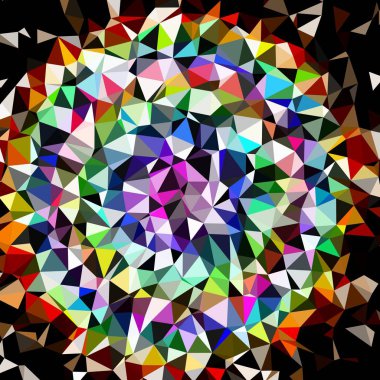Arka plan çok renkli geometrik poligonal.