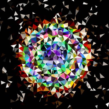 Arka plan çok renkli geometrik poligonal.