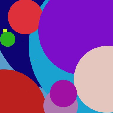 Daire geometrik yeni arka plan çok renkli desen.