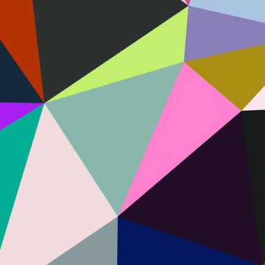 Arka plan poligonal sorunsuz üçgen renk desen.