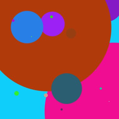 Daire geometrik şaşırtıcı arka plan çok renkli desen.